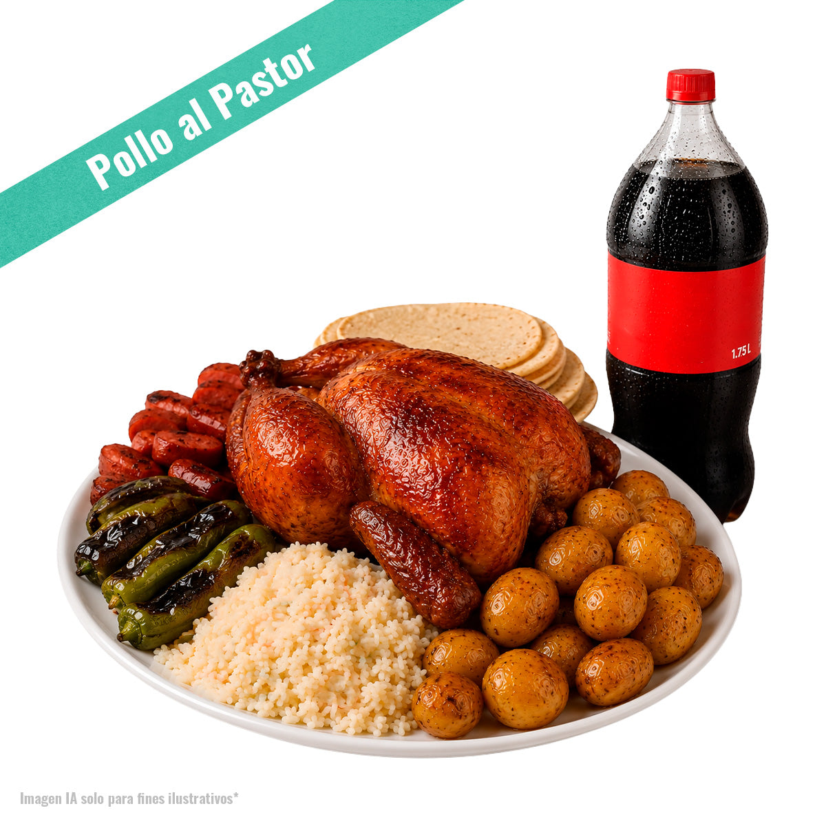 Combo Familiar de Pollo Rostizado para 5 a 6 Personas