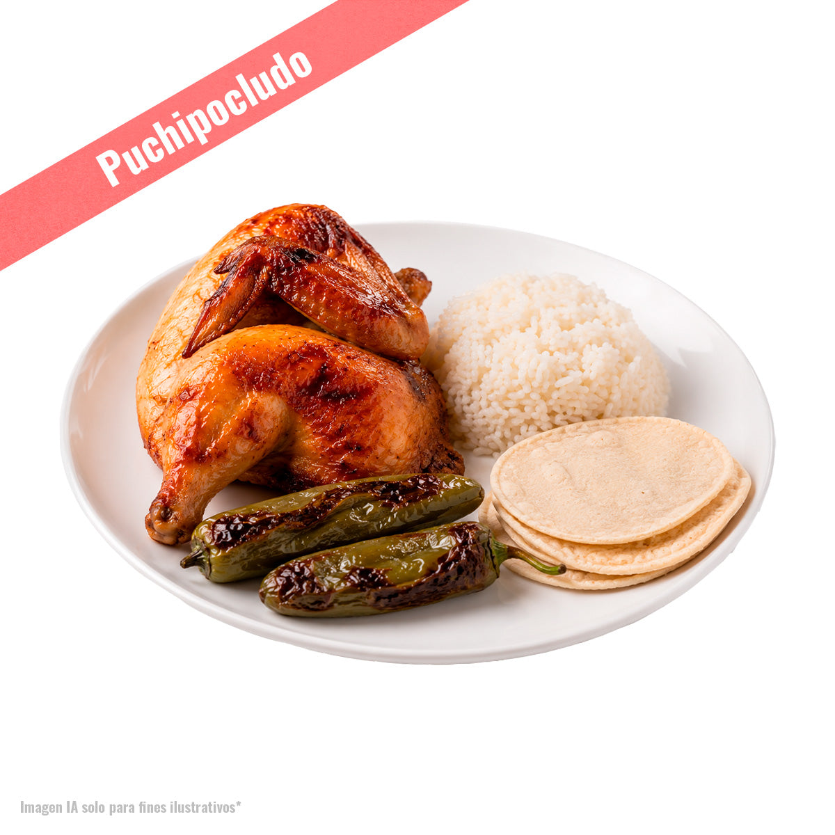 Combo de Medio Pollo Rostizado
