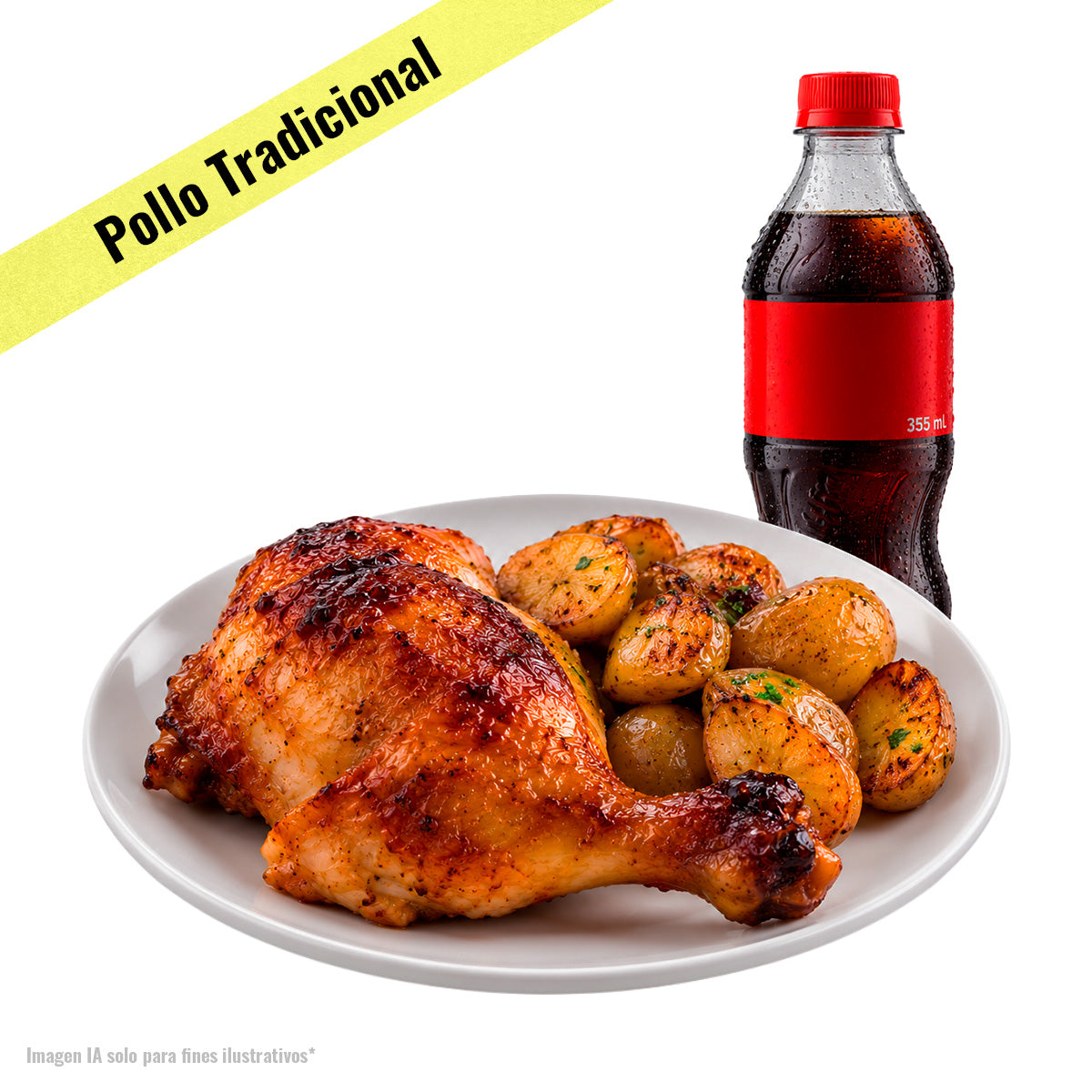 Combo Individual de Pollo Rostizado