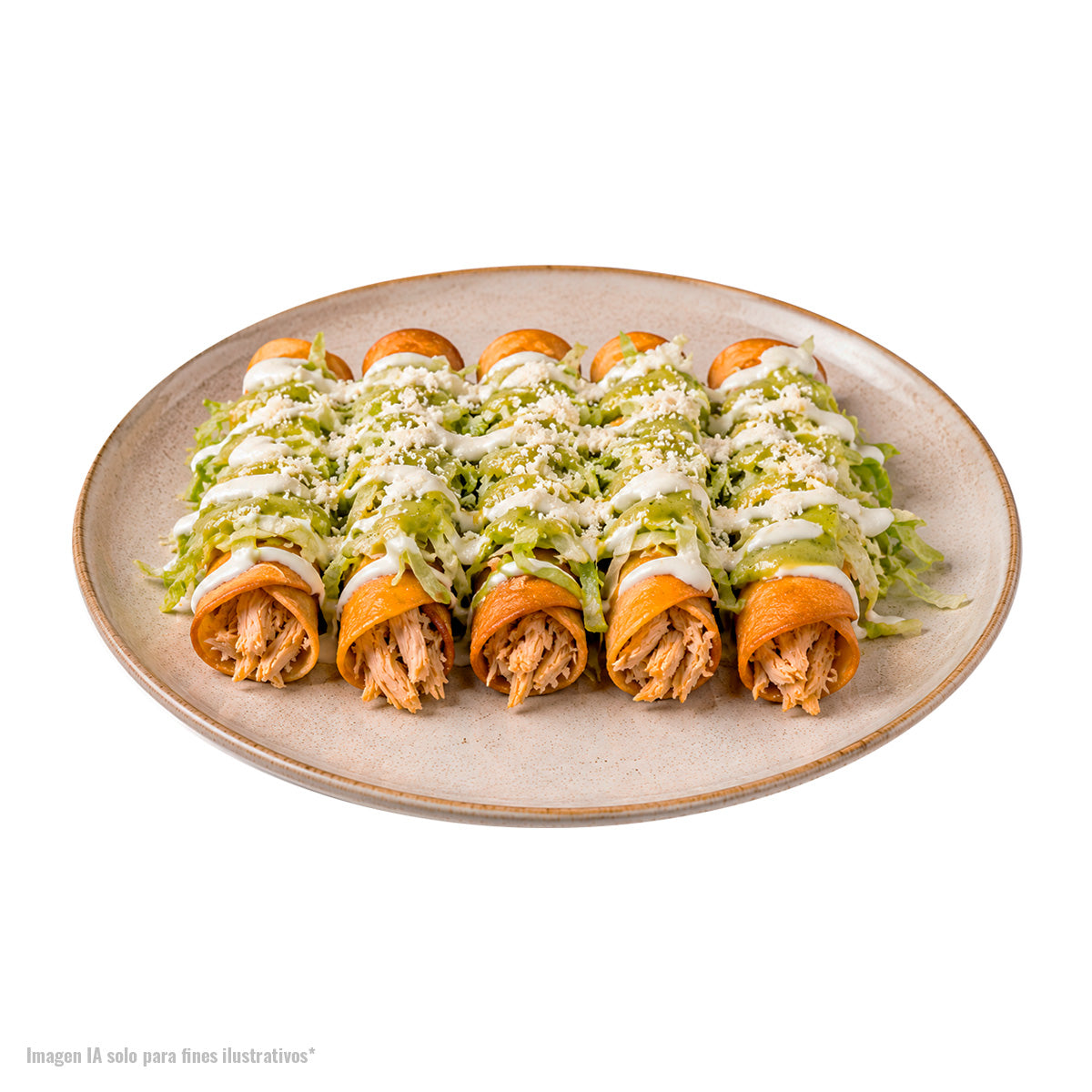 Orden de 5 Tacos de Pollo Rostizado